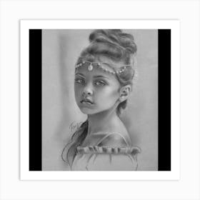 Portrait Of A Girl 6 Art Print