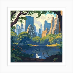 Central Park 2 Art Print