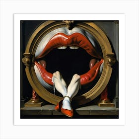 'The Kiss' Art Print