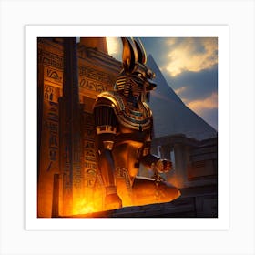 Egyptian God Art Print