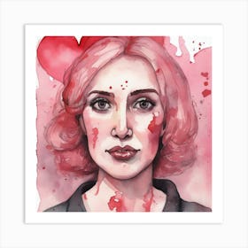 Girl With Red Hair Art Print Art Print