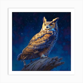 Great Horned Owl 5 Art Print