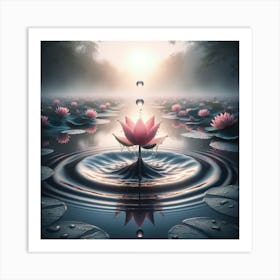 Lotus Flower Art Print