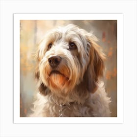 Portrait Of A Dog Art Print