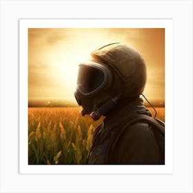 Soldier In The Field Art Print