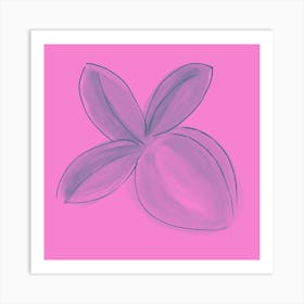 Lemon Pink Bright 1 Art Print