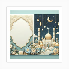 Muslim Greeting Card 15 Art Print