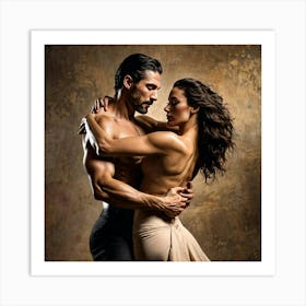 Dancers In Love Art Print