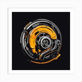 Logo Vector Mechanic Car Repair Automotive Tools Service Garage Wrench Gear Maintenance (6) Art Print