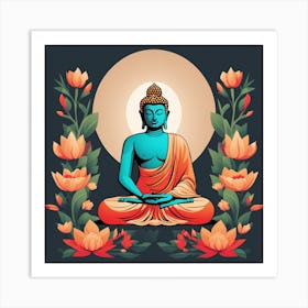 Buddha Painting (5) Art Print