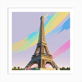 Eiffel Tower 10 Art Print