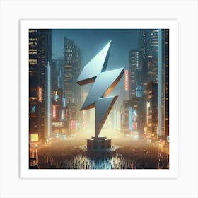 Lightning Bolt 16 Art Print