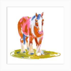 Clydesdale Horse 02 Art Print