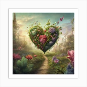 Heart Of The Garden Art Print