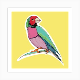 Bird In Yellow Art Print