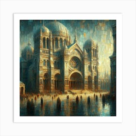 Venice Cathedral Art Print