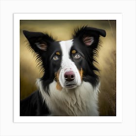 Border Collie Art Print