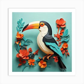 Minimalist, Toucan Art Print