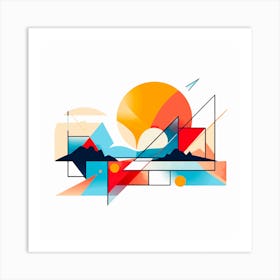 Shapes without Art Print