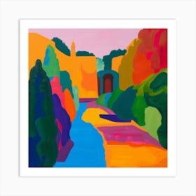 Abstract Park Collection Schnbrunn Palace Gardens Vienna 2 Art Print