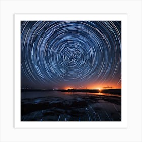 Star Trails Art Print