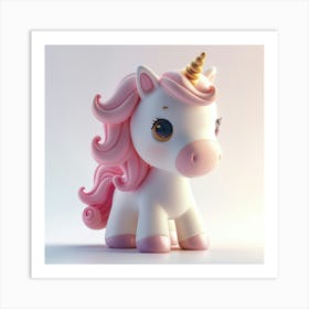 Cute Unicorn 837 Art Print