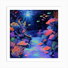 Under The Sea Art 1 Art Print