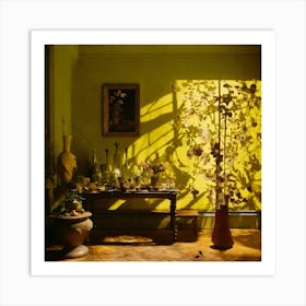 Room With Plants 2 Art Print