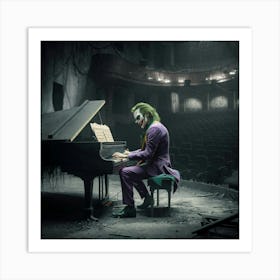 Joker At The Piano 10 Art Print