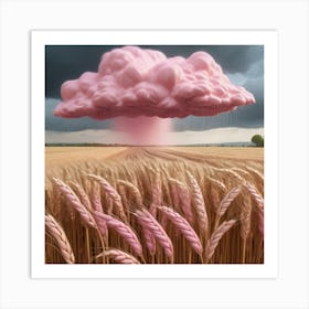 Pink Rain Art Print