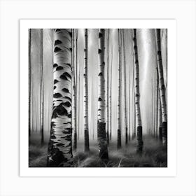 Birch Trees 29 Art Print