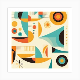 Abstract Geometric Pattern 49 Art Print