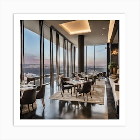 Restaurant At The Shard Art Print