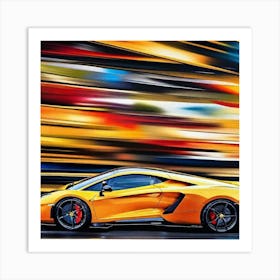 Lamborghini Huracan 17 Art Print