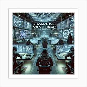 Raven Vanguard Scifi Art Print