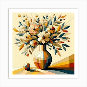 Flowers In A Vase Art Print