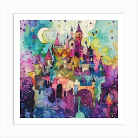 Disney Castle Art Print