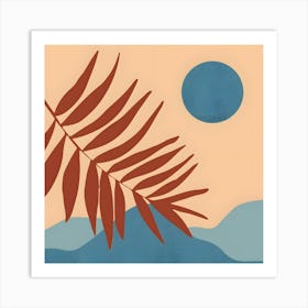 Palm Leaf 2 Art Print