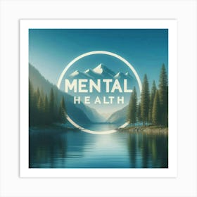 Mental Health Logo Art Print