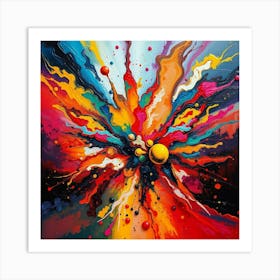 Abstract Painting 21 Art Print