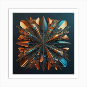 Abstract Fractal Art Art Print