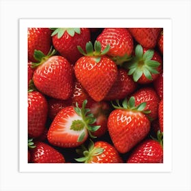 Strawberries Art Print