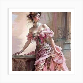 Victorian Beauty Art Print