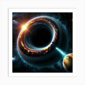 Black Hole 4 Art Print