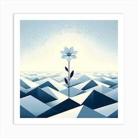 Flower In The Sky 1 Art Print