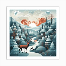 Christmas Lovely Paradise 10 Art Print