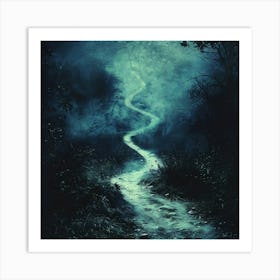 Stockcake Mystical Forest Path 1719975137 1 Art Print