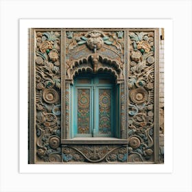 Window Of A Building28 Art Print