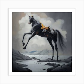 Horse In The Sky Art Print