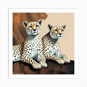 Cheetahs 1 Art Print